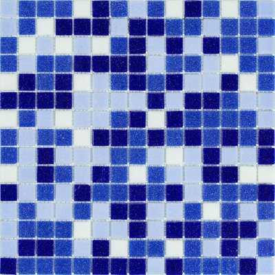 Мозаика Stella di Mare R-MOS B11243736 синий микс 20x20 на сетке 397055 фото