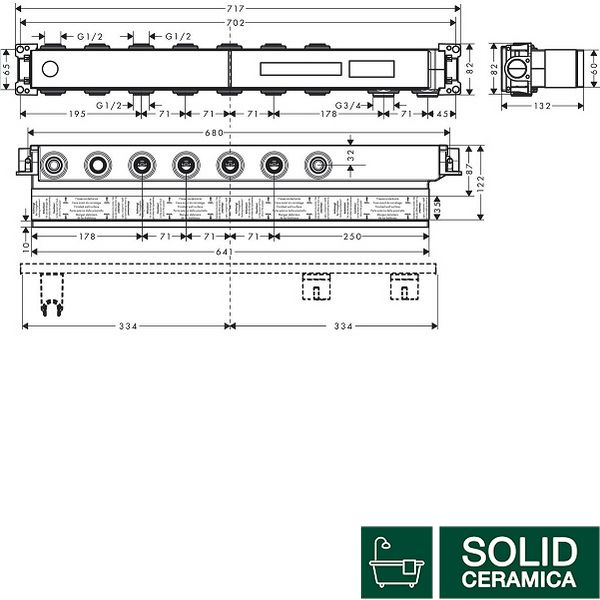 18313180 Module Select Внутрішня частина термостата на 5 функцій 372198 фото