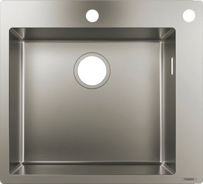 Кухонна мийка S711-F450 на стільницю 2x35d 550х500 Stainless Steel (43305800) KMNAVARA49838 фото