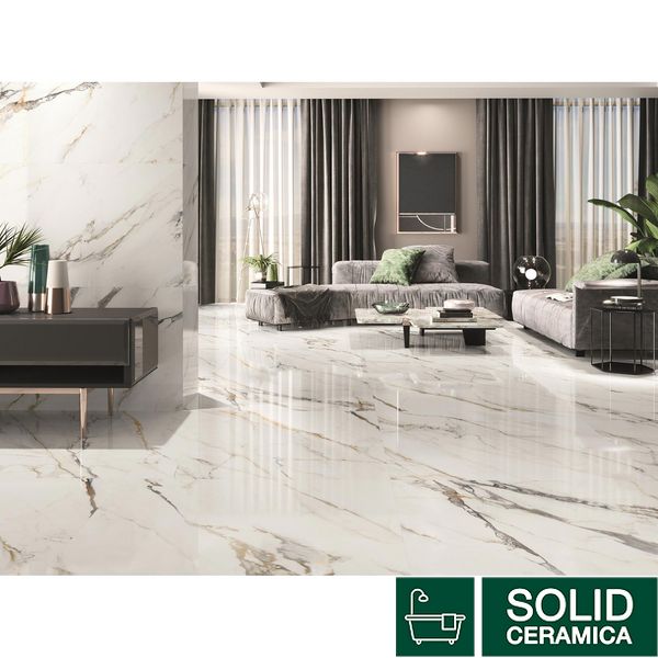 Плитка керамогранит Porcelanite Dos RECTIFICADO PULIDO 1840 CALACATTA GOLD 449180 фото