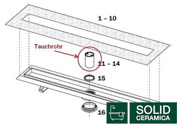 Гидрозатвор TECE для сифона арт: 650000 (660016) KMNAVARA38038 фото