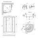 Душевой бокс Lidz Tani SB90x90.SAT.HIGH.GR, стекло тонированное 4 мм SD00039859 фото 2