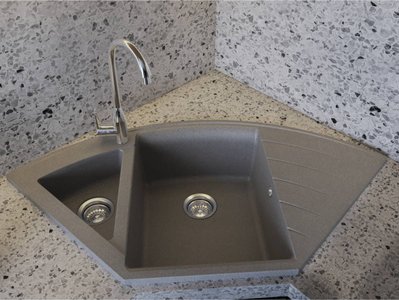 Кухонна мийка EUROPE grey 0000014 фото
