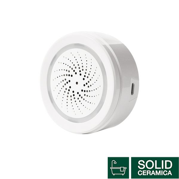 Беспроводной датчик температуры и влажности с сиреной WiFi WF-THP SD00049569 фото