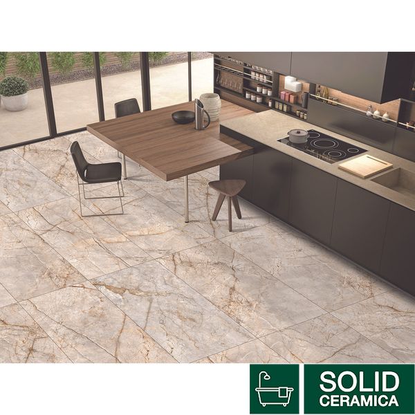 Плитка керамограніт ALMERA CERAMICA-2 BISAZZA BEIGE 534518 фото