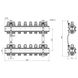 Колектор Icma 1" 8 виходів, без витратоміра №K005 SD00020443 фото 2