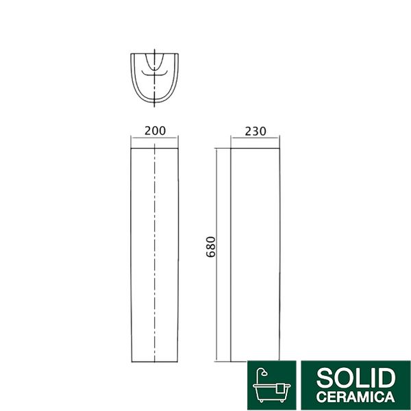 П'єдестал Azzurra Clas+ CLP300B1 SD00029573 фото