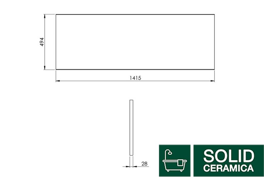 Стільниця Lofty 140 Dab Classic 167043 KMNAVARA22598 фото