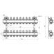 Колектор Icma 1" 11 виходів, без витратоміра №K005 SD00020446 фото 2