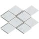 G113 VICTORIAN RHOMBUS CARRARA ALUMINIUM 20.5х24 (мозаїка) KMNAVARA29979 фото 1