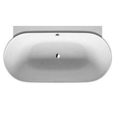LUV Ванна пристінна 180x95 см з ніжками та панеллю, DuraSolid® (700433000000000) KMNAVARA41398 фото