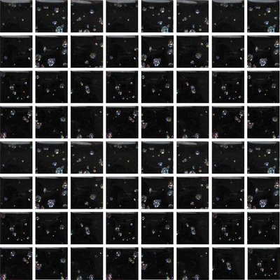 Мозаїка MOZAICO DE LUX T-MOS BG702-B (BG02) (L)SPARCLE BLACK 104239 фото