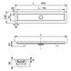 TECElinus Канал дренажний в зборі, двостороння вставка 800мм TECE (15103080) KMNAVARA34890 фото 2