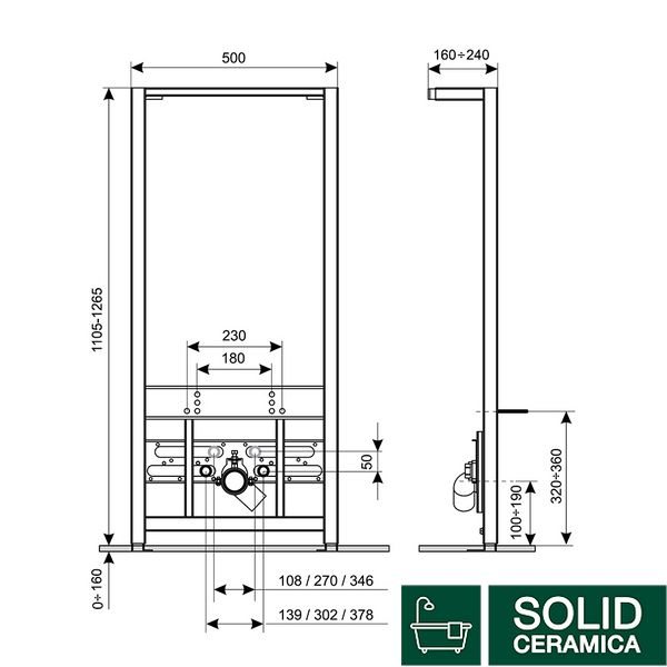 Инсталляция для биде Qtap Nest QT0155706B SD00038764 фото