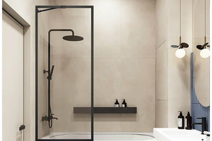 В чому полягають незручності змішувачів для ванної з верхнім душем? фото