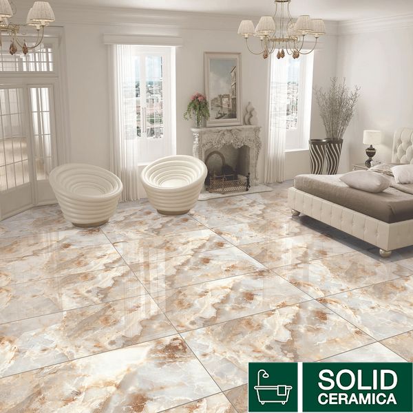 Плитка керамогранит ALMERA CERAMICA-2 ABSIDE CREMA POL 503488 фото