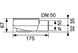 Cифон Drainline 0.8 л/сек.: горозонтальний відвід DN50 TECE (650000) KMNAVARA24069 фото 2