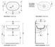 PASS Умывальник 62 овальный (PS62C) KMNAVARA22136 фото 2