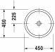 ARCHITEC Умывальник встроенный на столешницу D 45 см (0318450000) KMNAVARA41511 фото 2