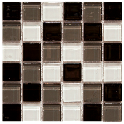 Мозаїка MOZAICO DE LUX K-MOS K4009 (23x23) BLACKWHITE 299526 фото