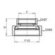 Переходник плоский Icma 1" 1/2х1" ВН №796 SD00030553 фото 2