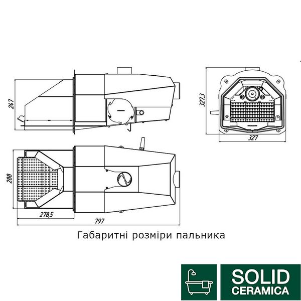 Комплект пелетний пальник Thermo Alliance Evo 100 кВт + контролер ECOMAX 860 Plum SD00042649 фото