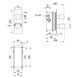 Смеситель термостатический скрытого монтажа для душа Qtap Votice 65T105NGC на три потребителя SD00041876 фото 2