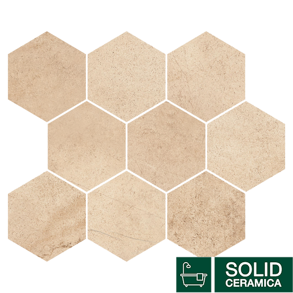 Плитка OPOCZNO UA SAHARA DESERT MOSAIC HEXAGON 374403 фото